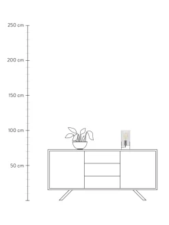 Shop Lampa Stołowa Ze Szkla Laurel Lampki Nocne