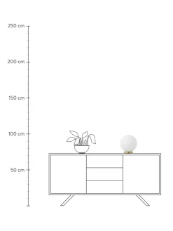 Outlet Lampa Stołowa Ze Szkla Opalowego Beth Lampki Nocne