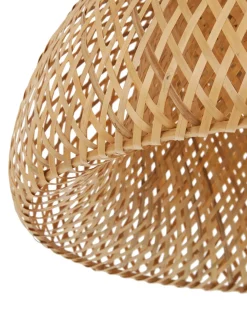 Outlet Lampa Wiszaca Z Drewna Bambusowego Eden Lampy Wiszące