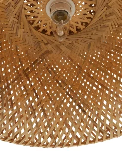 Outlet Lampa Wiszaca Z Drewna Bambusowego Eden Lampy Wiszące