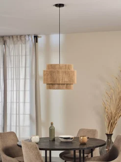 Hot Lampa Wiszaca Z Juty Cecillia Lampy Wiszące