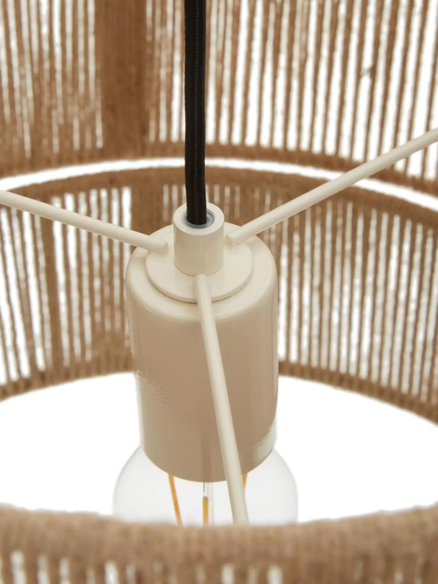Hot Lampa Wiszaca Z Juty Cecillia Lampy Wiszące