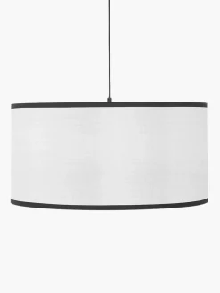 Outlet Lampa Wiszaca Z Lnianym Kloszem Claudette Lampy Wiszące