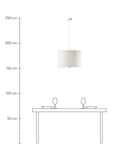 Clearance Lampa Wiszaca Z Lnu Clouds Lampy Wiszące