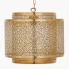 Outlet Lampa Wiszaca Z Metalu W Stylu Boho Hermine Lampy Wiszące