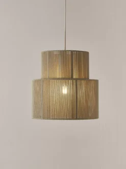 Best Lampa Wiszaca Z Wlokna Lnianego Lace Lampy Wiszące