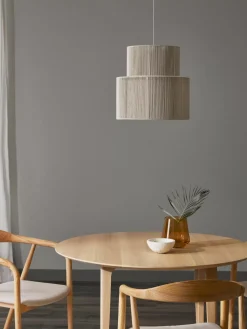 Best Lampa Wiszaca Z Wlokna Lnianego Lace Lampy Wiszące