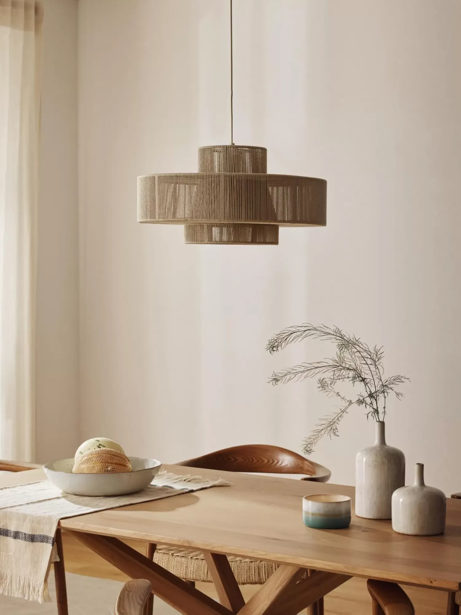 Best Sale Lampa Wiszaca Z Wlokna Lnianego Lace Lampy Wiszące