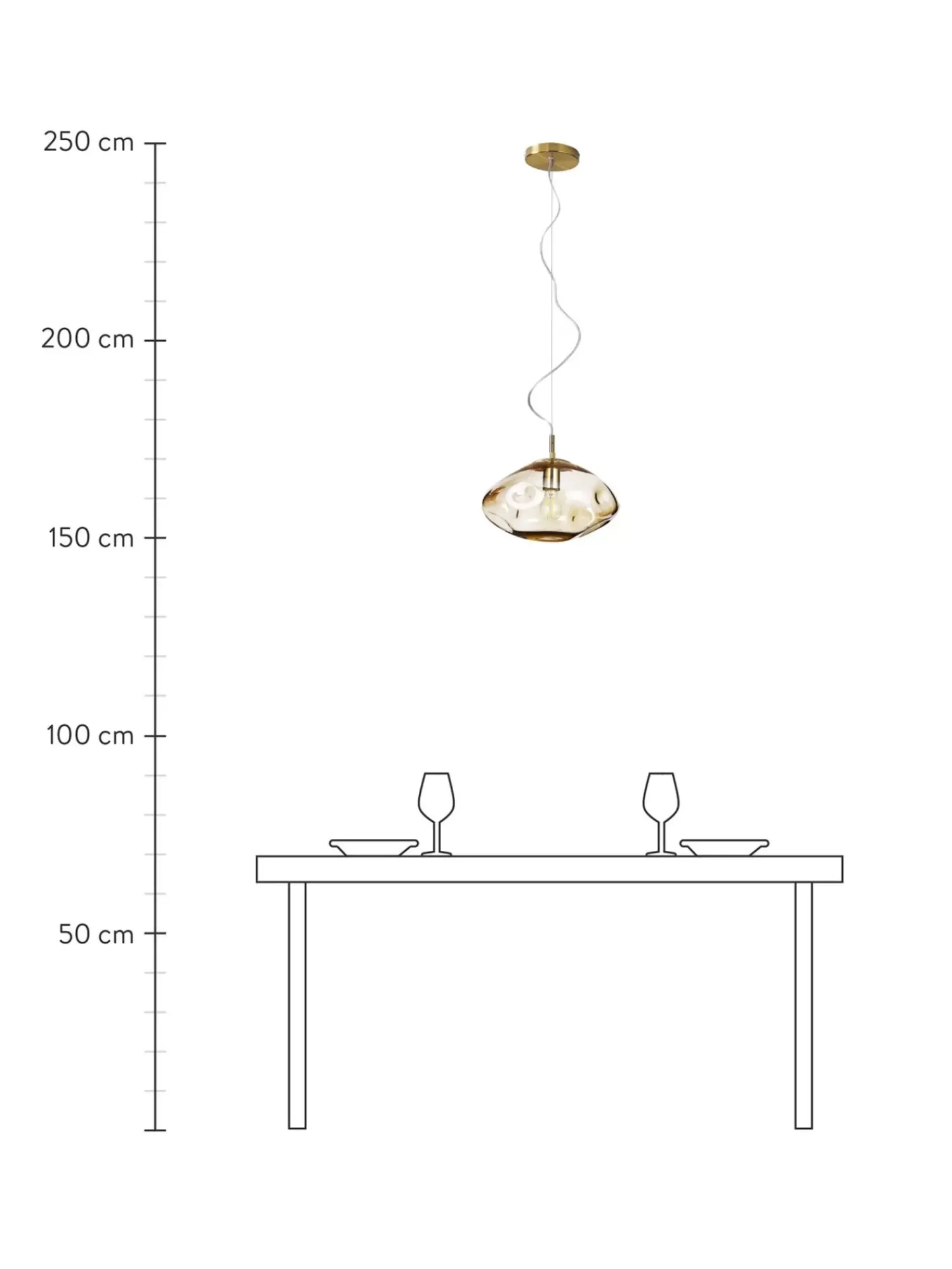 Hot Lampa Wiszaca Ze Szkla Amora Lampy Wiszące