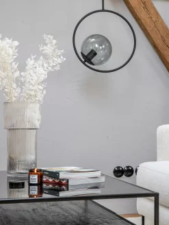 Sale Lampa Wiszaca Ze Szkla Dymionego Chloe Lampy Wiszące