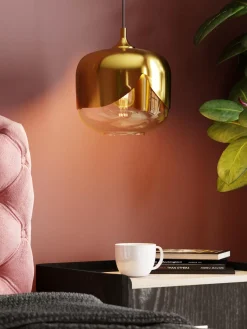 Cheap Lampa Wiszaca Ze Szkla Golden Goblet Lampy Wiszące