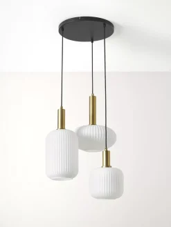 Fashion Lampa Wiszaca Ze Szkla Opalowego Candela Lampy Wiszące