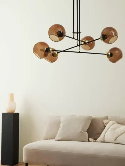 Cheap Lampa Wiszaca Ze Szklanymi Kloszami Cooper Lampy Wiszące