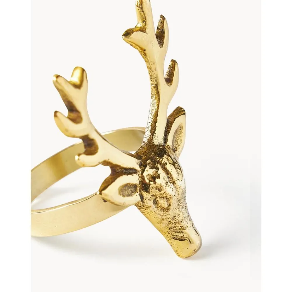 * Serwetki I Obrączki>Obraczka Na Serwetke Deer, 4 Szt.