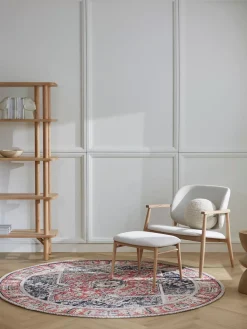 Outlet Okragly Dywan Szenilowy W Stylu Vintage Toulouse Dywany Okrągłe
