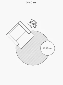 Flash Sale Okragly Dywan Wewnetrzny/Zewnetrzny Capri Dywany Prostokątne