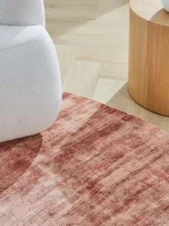 Clearance Okragly Recznie Tkany Dywan Z Wiskozy Jane Dywany Okrągłe