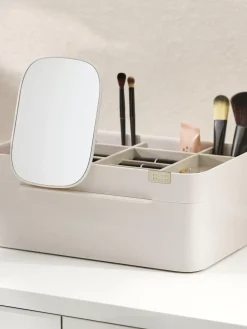Sale Organizer Na Kosmetyki Z Lusterkiem Viva Pojemniki I Szkatulki Na Biżuterię