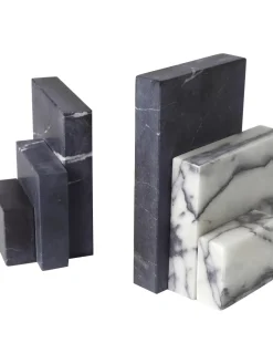 Best Sale Podpórki Do Książek Z Marmuru Sculpt, 2 Elem. Podpórki Do Książek