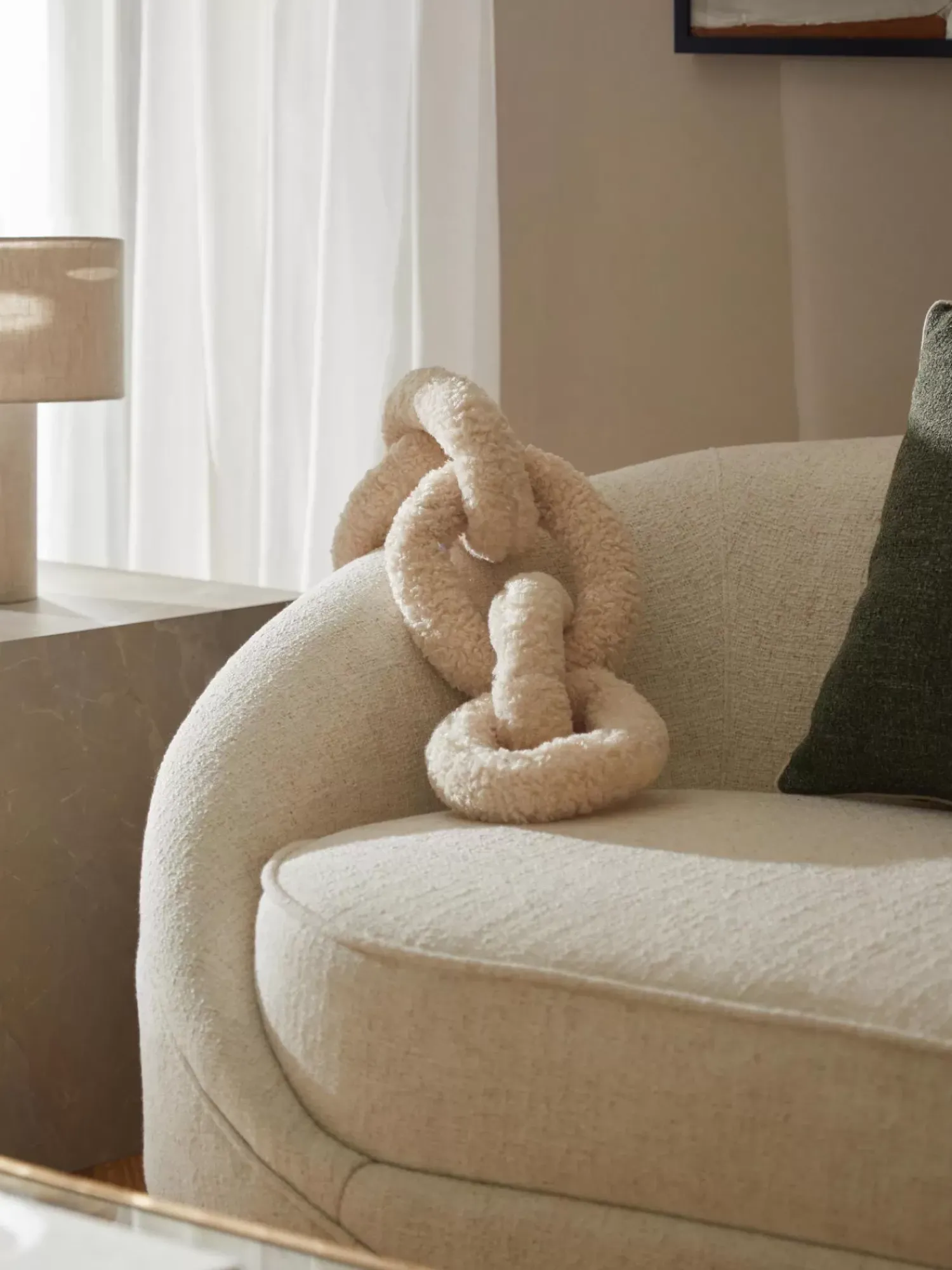 Store Poduszka Teddy Chain Poduszki Dekoracyjne