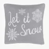 Store Poszewka Na Poduszke Let It Snow Poduszki Dekoracyjne