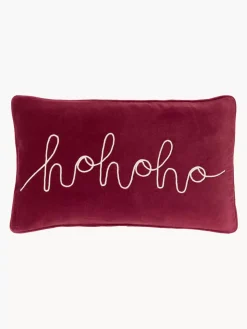 Flash Sale Poszewka Na Poduszke Z Aksamitu Z Haftem I Lamowka Hohoho Poduszki Dekoracyjne