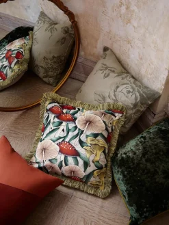 Fashion Poszewka Na Poduszke Z Aksamitu I Lnu Adelaide Poduszki Dekoracyjne