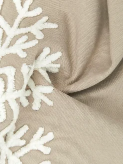 Shop Poszewka Na Poduszke Z Haftem Snowflake Poduszki Dekoracyjne