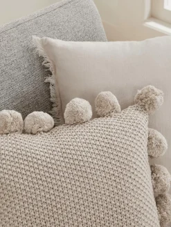 Outlet Poszewka Na Poduszke Z Pomponami Molly Poduszki Dekoracyjne