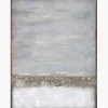Clearance Recznie Malowany Obraz Na Płótnie W Drewnianej Ramie Abstract Horizon Obrazy Na Płótnie