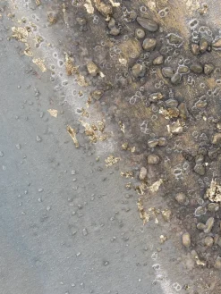 Clearance Recznie Malowany Obraz Na Płótnie W Drewnianej Ramie Abstract Horizon Obrazy Na Płótnie