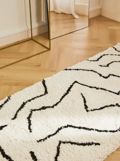 Store Recznie Tuftowany Chodnik Z Dlugim Wlosiem Davin Chodniki Dywanowe
