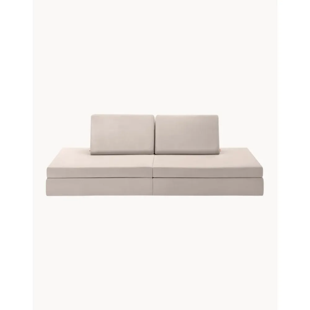 Funzy Worki Do Siedzenia>Recznie Wykonana Dziecieca Sofa Modulowa Z Aksamitu Mila