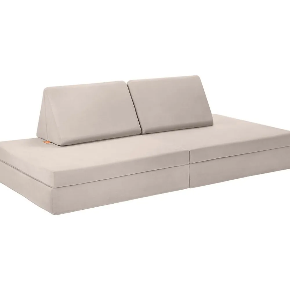 Funzy Worki Do Siedzenia>Recznie Wykonana Dziecieca Sofa Modulowa Z Aksamitu Mila