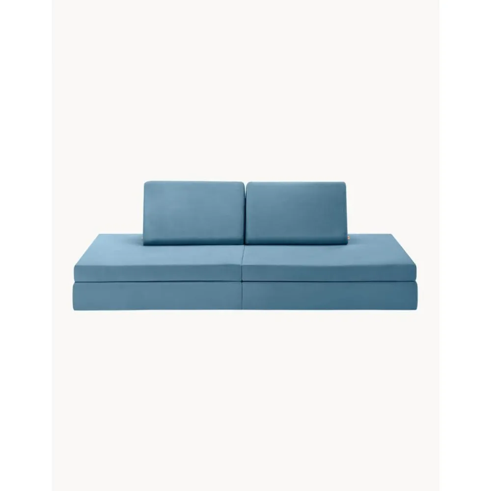 Funzy Worki Do Siedzenia>Recznie Wykonana Dziecieca Sofa Modulowa Z Aksamitu Mila