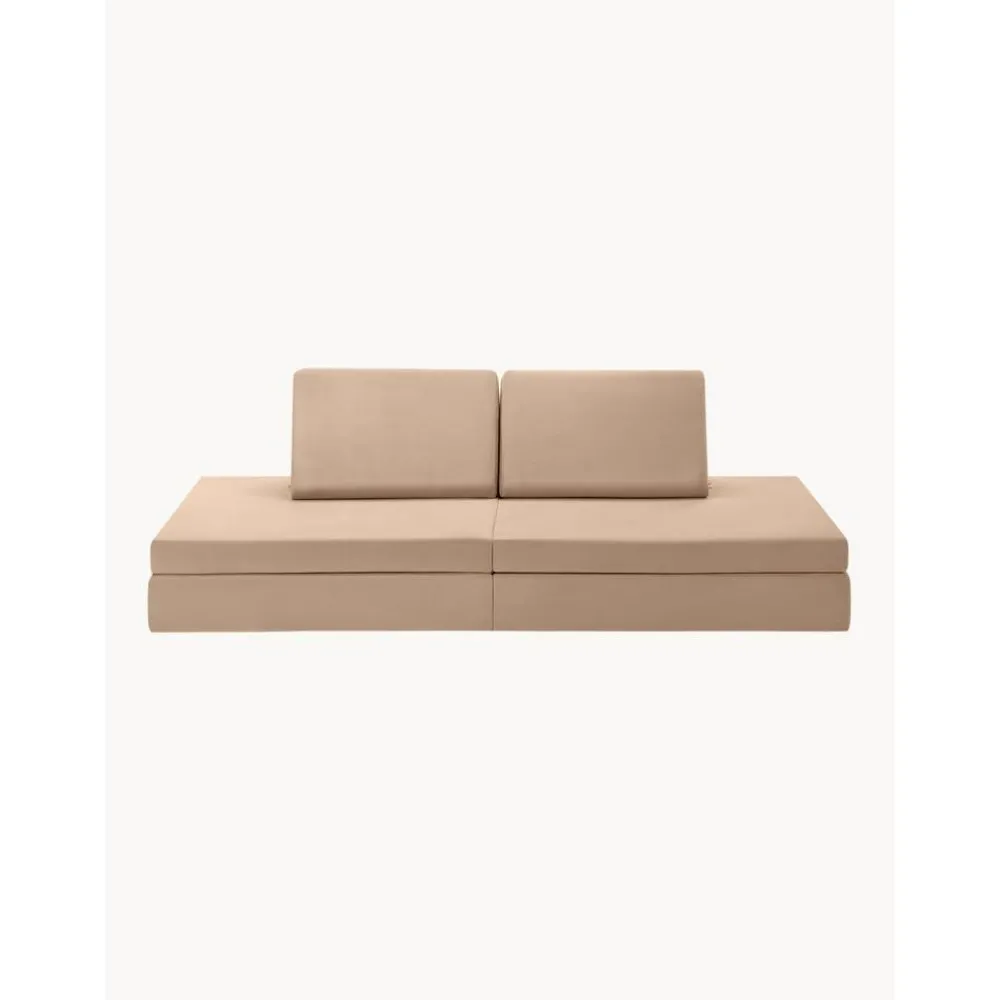 Funzy Worki Do Siedzenia>Recznie Wykonana Dziecieca Sofa Modulowa Z Aksamitu Arktis