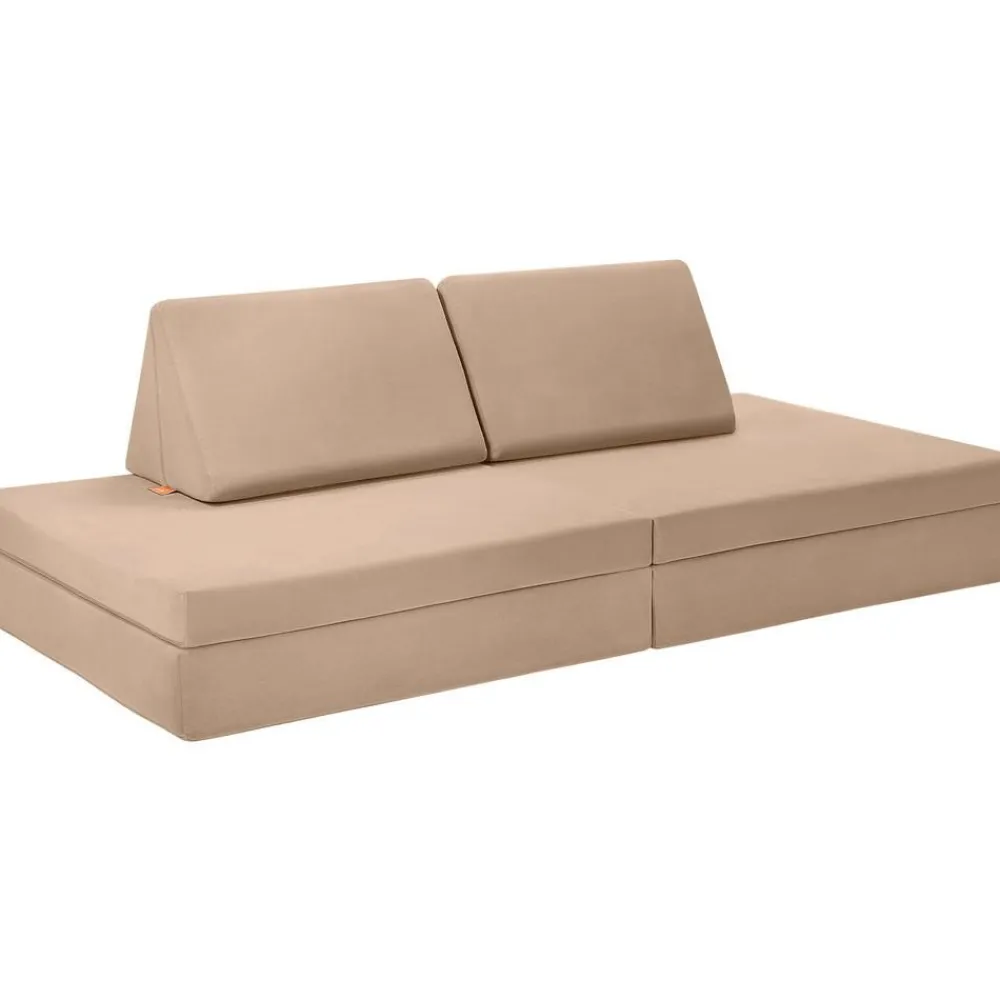 Funzy Worki Do Siedzenia>Recznie Wykonana Dziecieca Sofa Modulowa Z Aksamitu Arktis