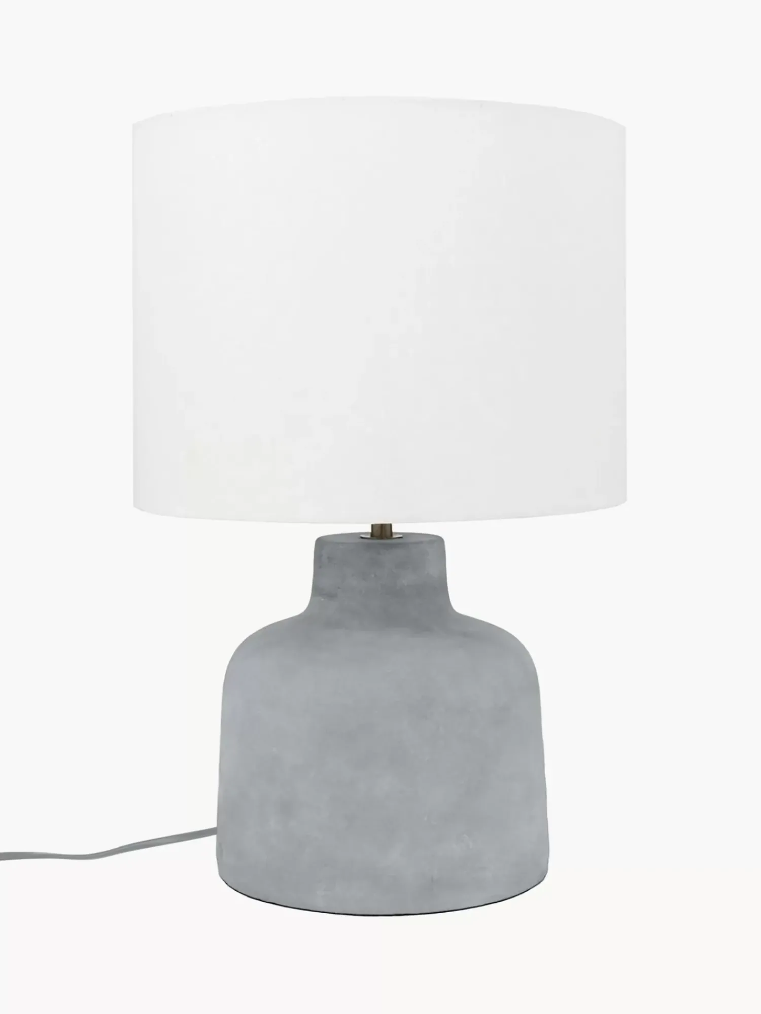 New Recznie Wykonana Lampa Stołowa Z Betonowa Podstawa Ike Lampki Nocne