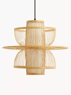 Fashion Recznie Wykonana Lampa Wiszaca Z Drewna Bambusowego Sigyn Lampy Wiszące