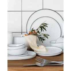 Broste Copenhagen Kolekcje Naczyń>Recznie Wykonana Misa Z Porcelany Salt, 2 Szt.