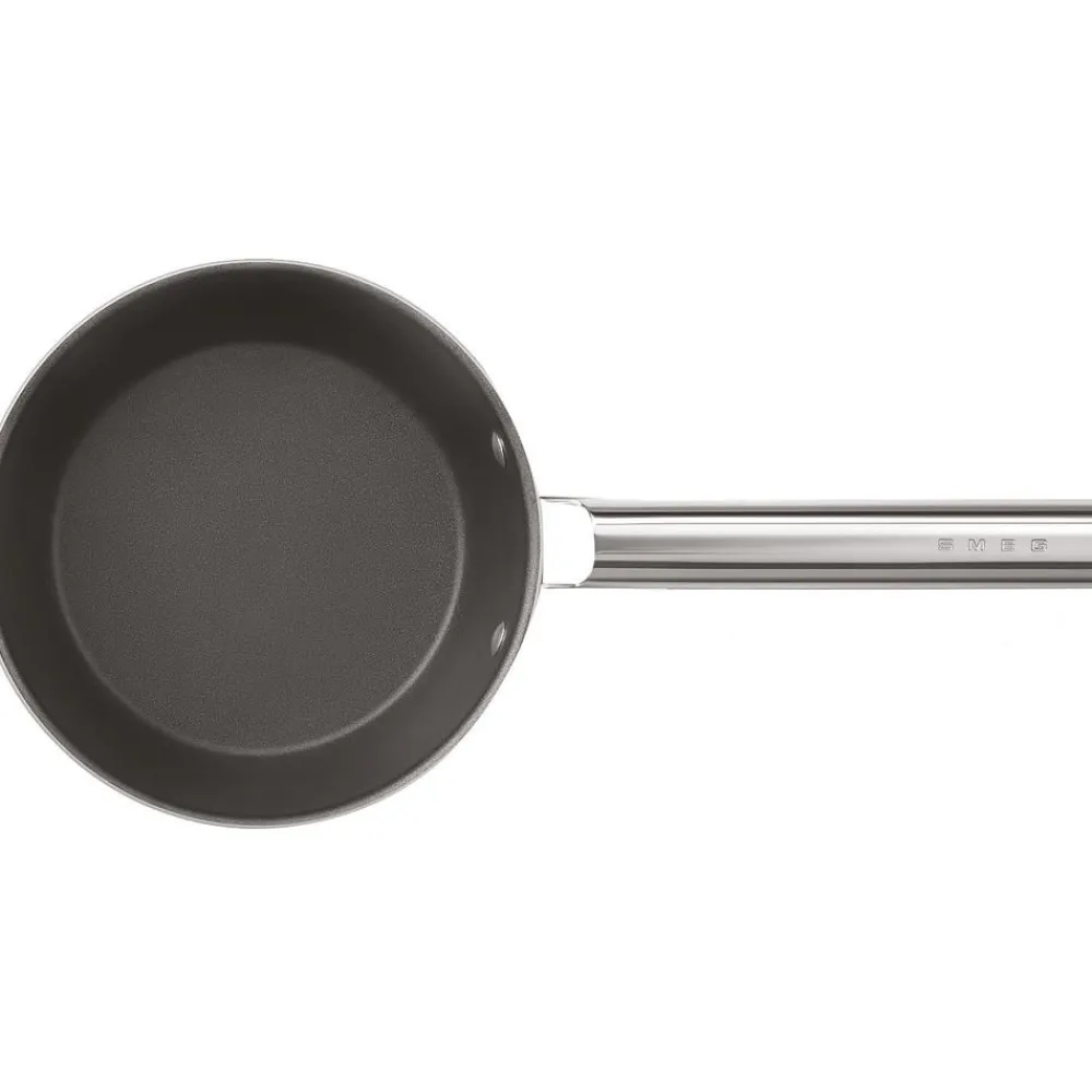 Smeg Garnki>Rondel Z Powloka Zapobiegajaca Przywieraniu Z Pokrywka 50'S Style