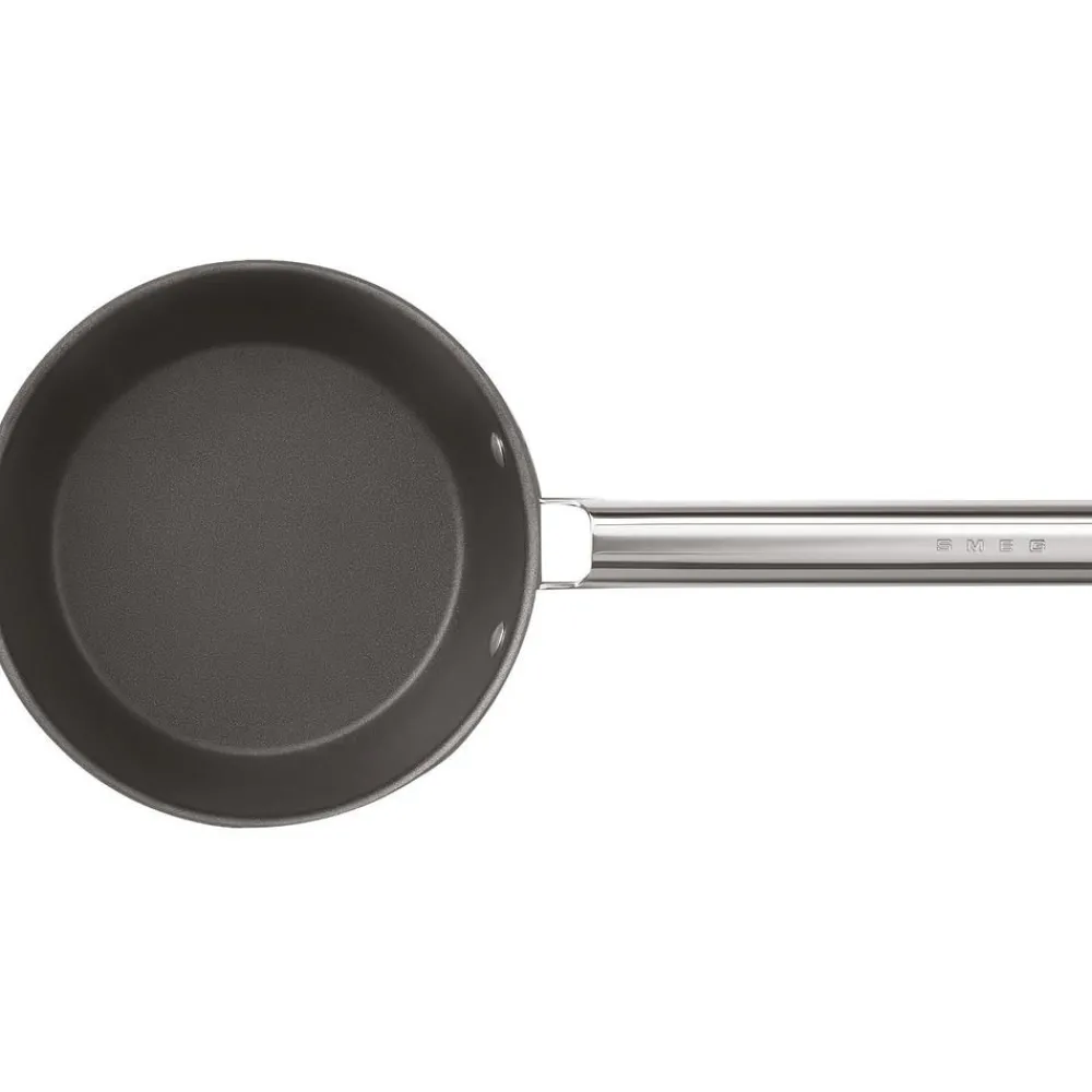 Smeg Garnki>Rondel Z Powloka Zapobiegajaca Przywieraniu Z Pokrywka 50'S Style