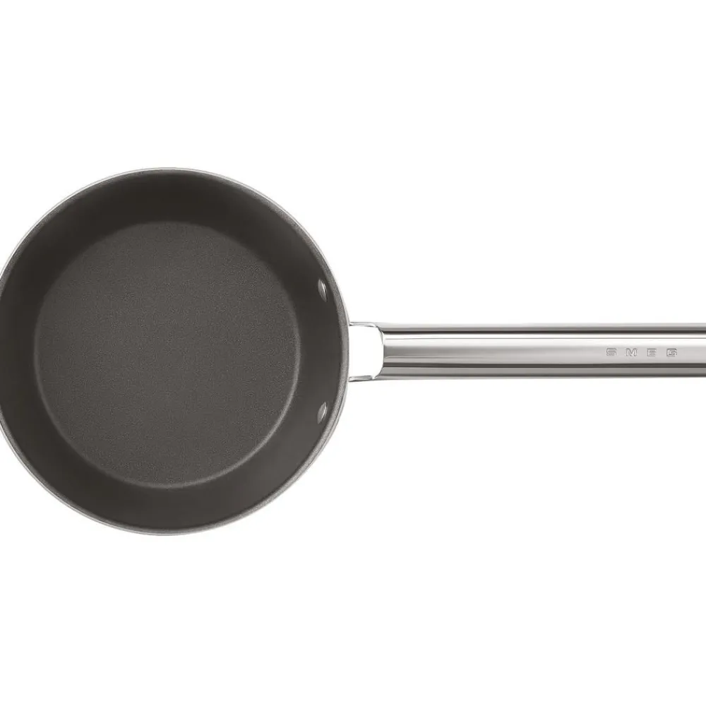 Smeg Garnki>Rondel Z Powloka Zapobiegajaca Przywieraniu Z Pokrywka 50'S Style