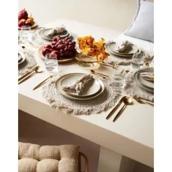 Cote Table Serwetki>Serwetka Z Bawelny Z Fredzlami Nalia, 2 Szt.