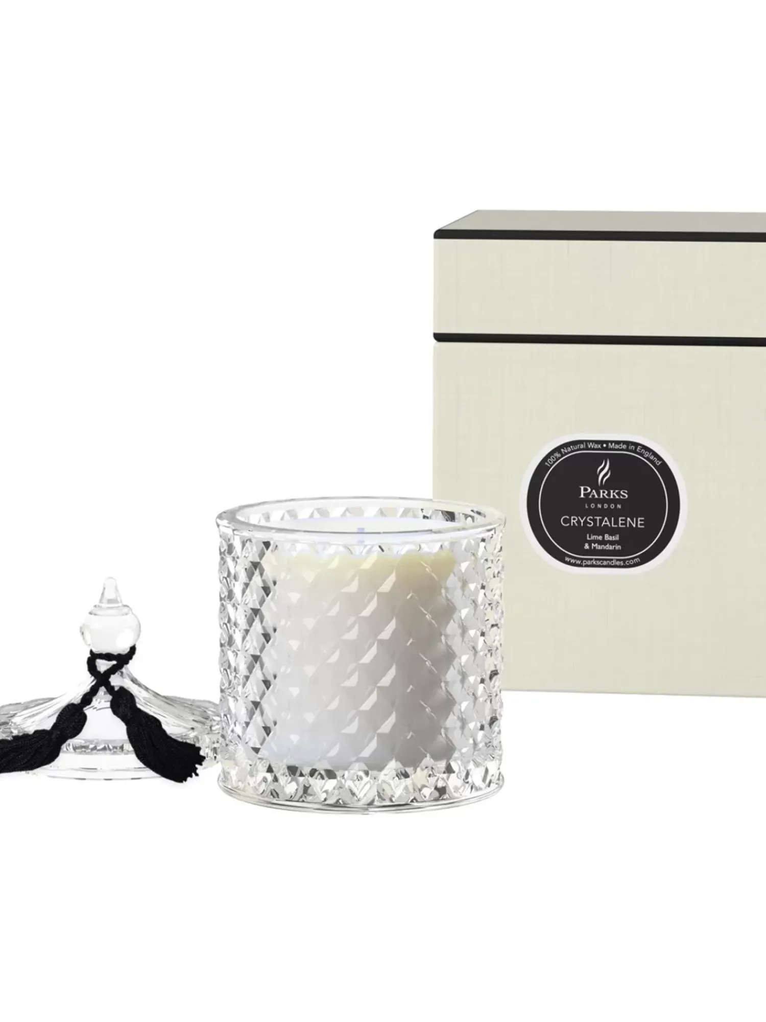 Shop Swieca Zapachowa Crystalene (Limonka, Bazylia & Mandarynka) Świece Zapachowe