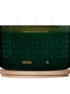 Outlet Swieca Zapachowa Z Trzema Knotami Skog (Igly Sosnowe, Szyszki, Sok Brzozowy) Świece Zapachowe