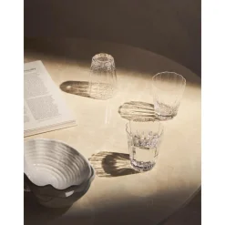 * Szklanki>Szklanka Ze Szkla Dmuchanego Scallop, 4 Szt.