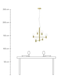 Shop Zyrandol Ze Szklanymi Kulami Unique Lampy Wiszące